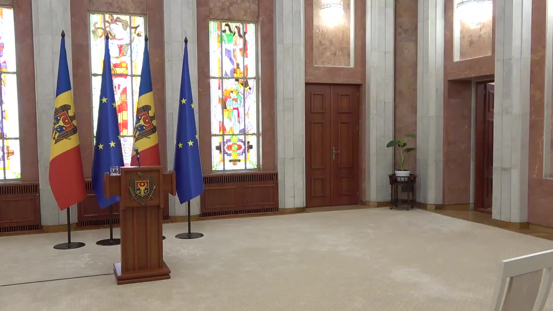 Briefing de presă susținut de Președintele Republicii Moldova, Maia Sandu, după ședința Comisiei Naționale pentru Integrare Europeană