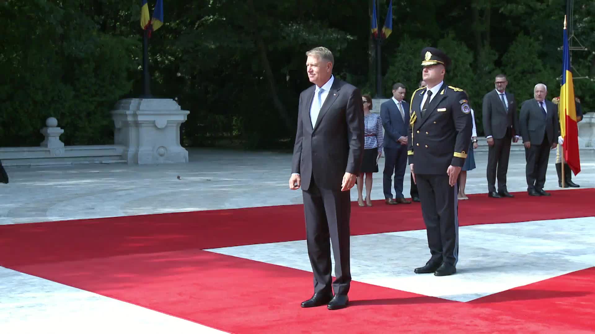 Primirea Președintelui Republicii Moldova, Maia Sandu, de către Președintele României, Klaus Iohannis