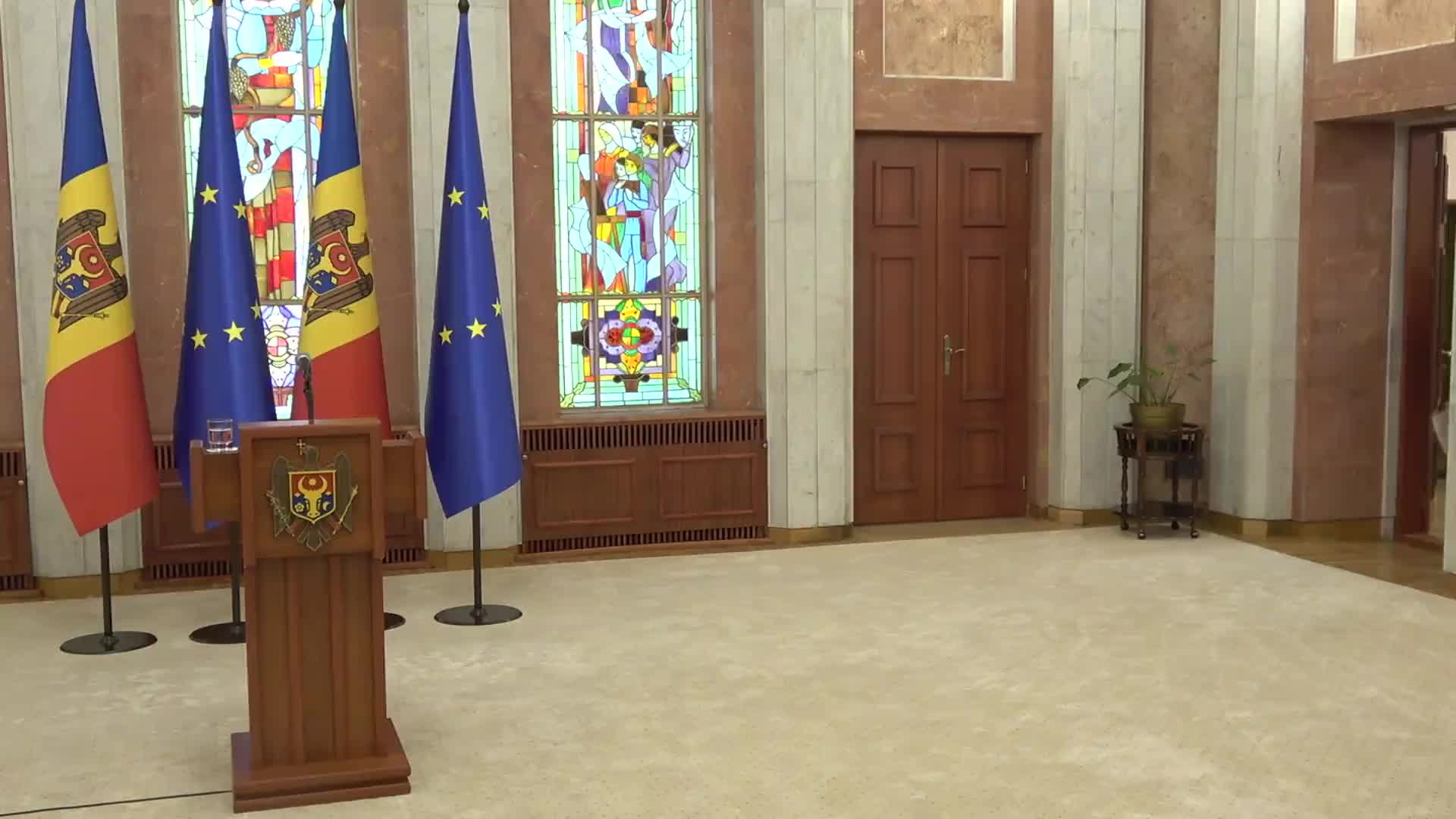 Briefing de presă susținut de Președintele Republicii Moldova, Maia Sandu, pe marginea deciziilor Consiliului Suprem de Securitate