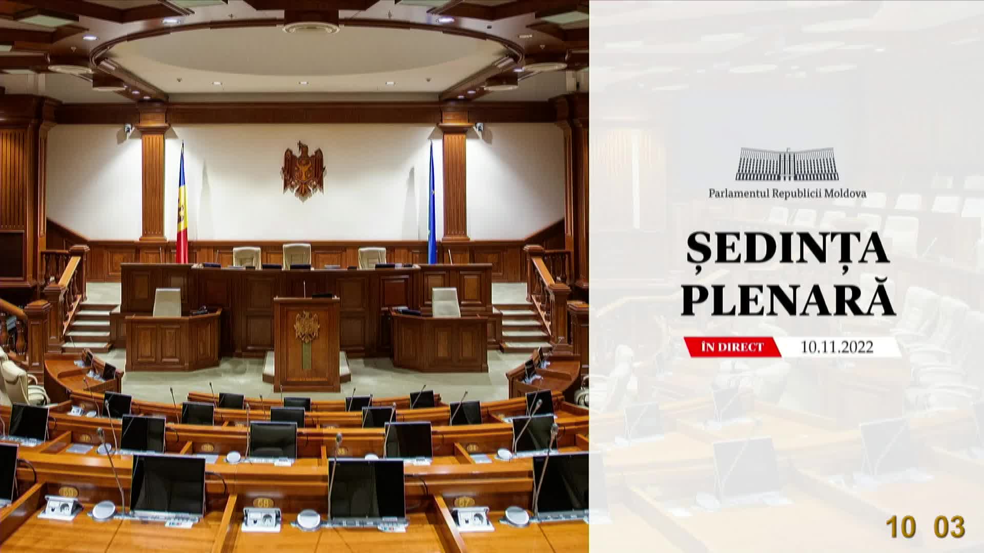 Ședința Parlamentului Republicii Moldova din 10 noiembrie 2022