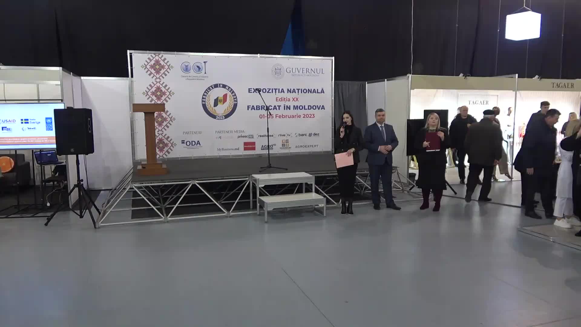 Ceremonia oficială de inaugurare a expoziției naționale „Fabricat în Moldova”, ediția a XX-a