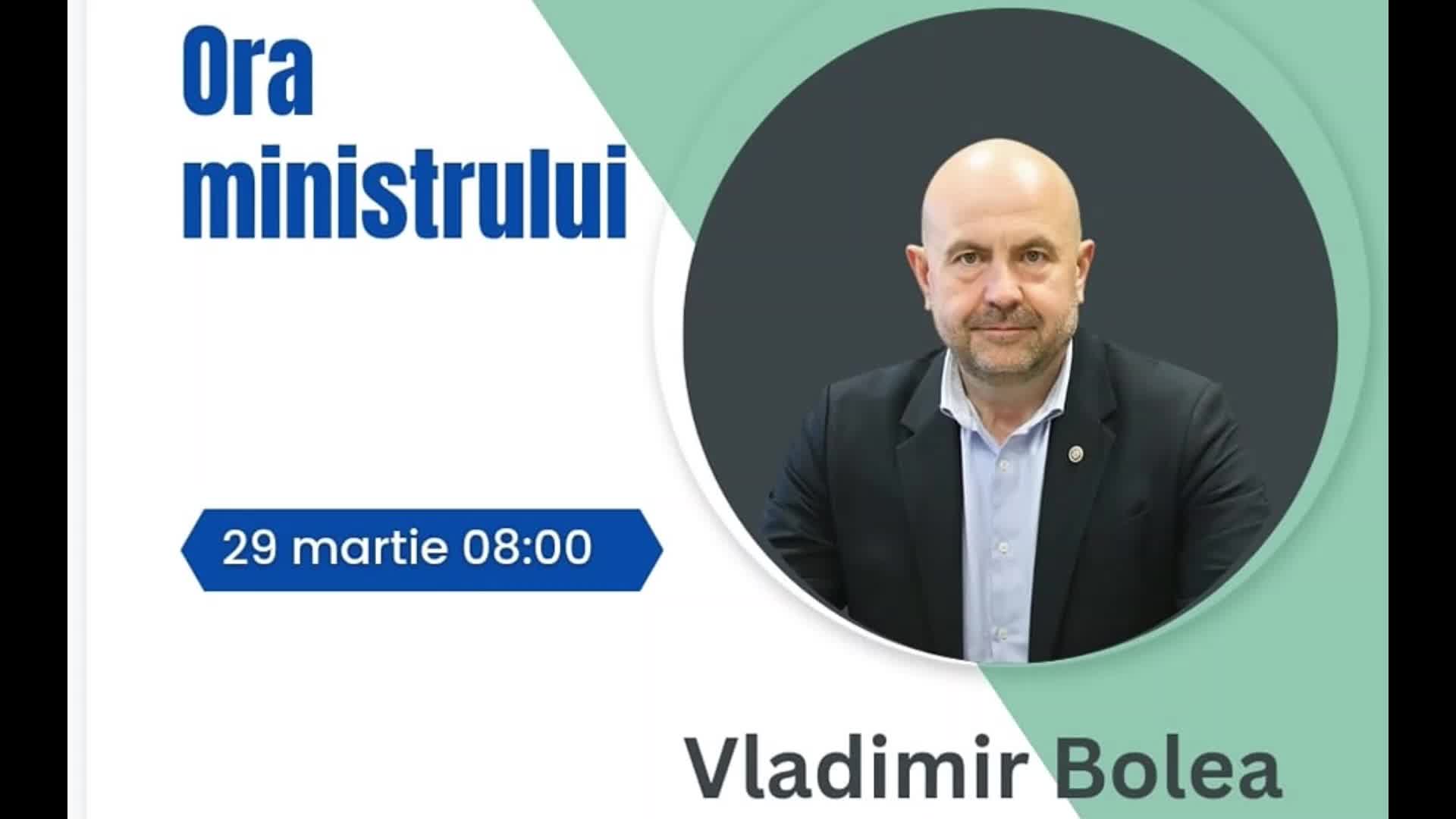 Ora ministrului: Vladimir Bolea în dialog online cu șefii Direcțiilor/Serviciilor/Secțiilor Agricole Raionale, despre campania lucrărilor agricole de primăvară