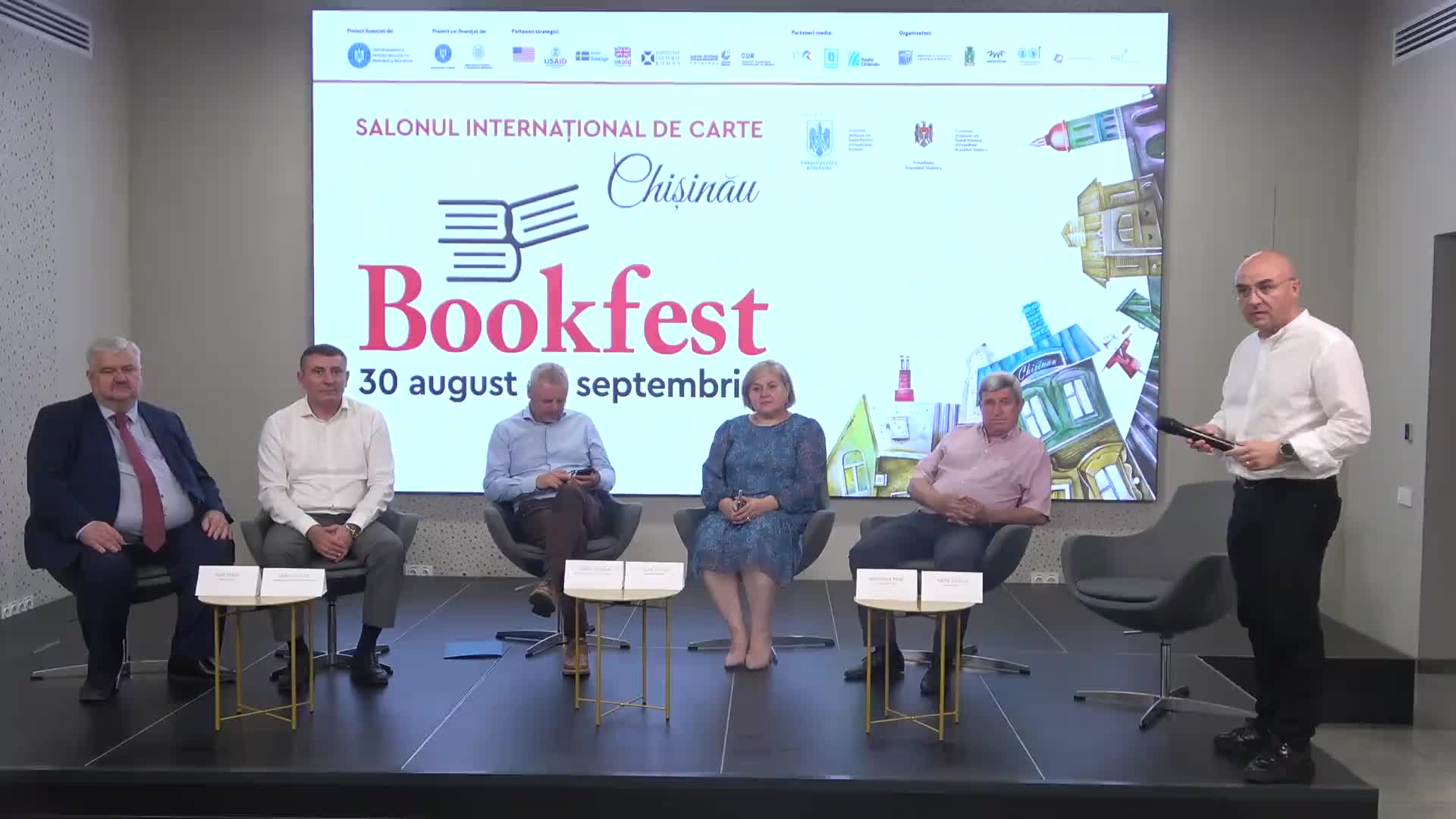 Conferință de presă dedicată desfășurării Salonului Internațional de Carte Bookfest Chișinău 2023