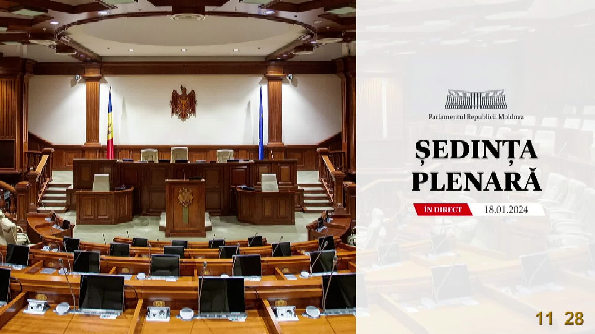 Ședința Parlamentului Republicii Moldova din 18 ianuarie 2024