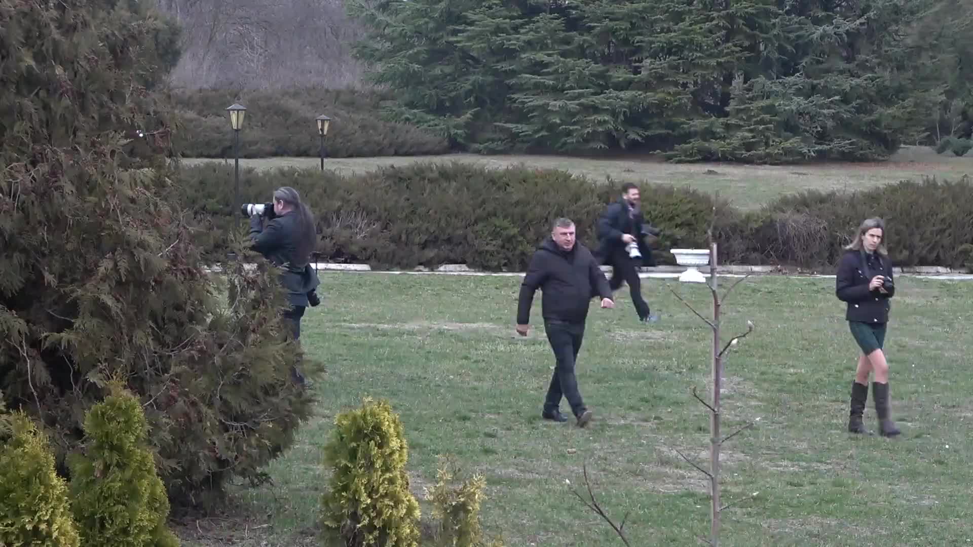 Președintele Parlamentului Republicii Moldova, Igor Grosu, și Președintele Senatului României, Nicolae-Ionel Ciucă, plantează copaci la Grădina Botanică Națională „Alexandru Ciubotaru”