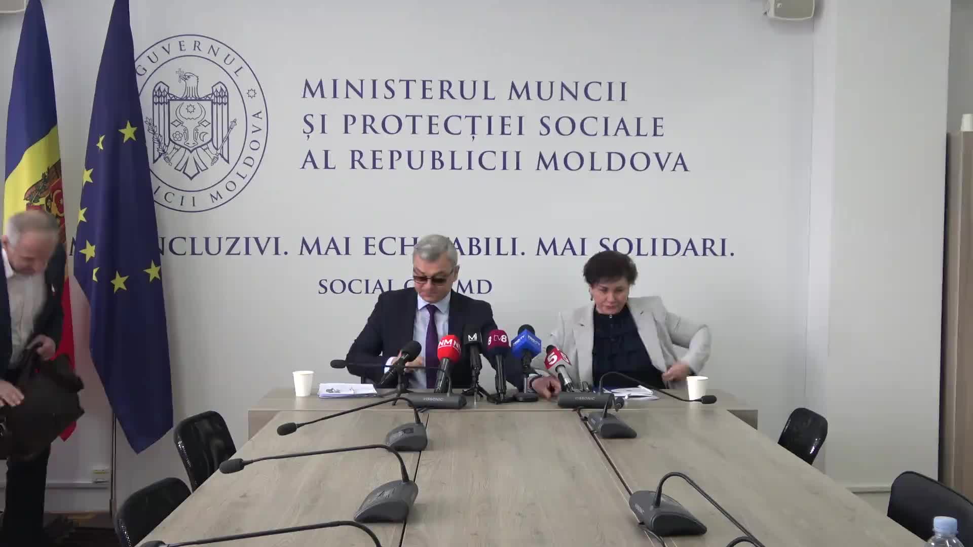 Conferință de presă organizată de Ministerul Muncii și Protecției Sociale pentru clarificarea situației privind finanțarea Serviciului „Asistență personală” și acuzațiile nefondate aduse de Primăria mun. Chișinău