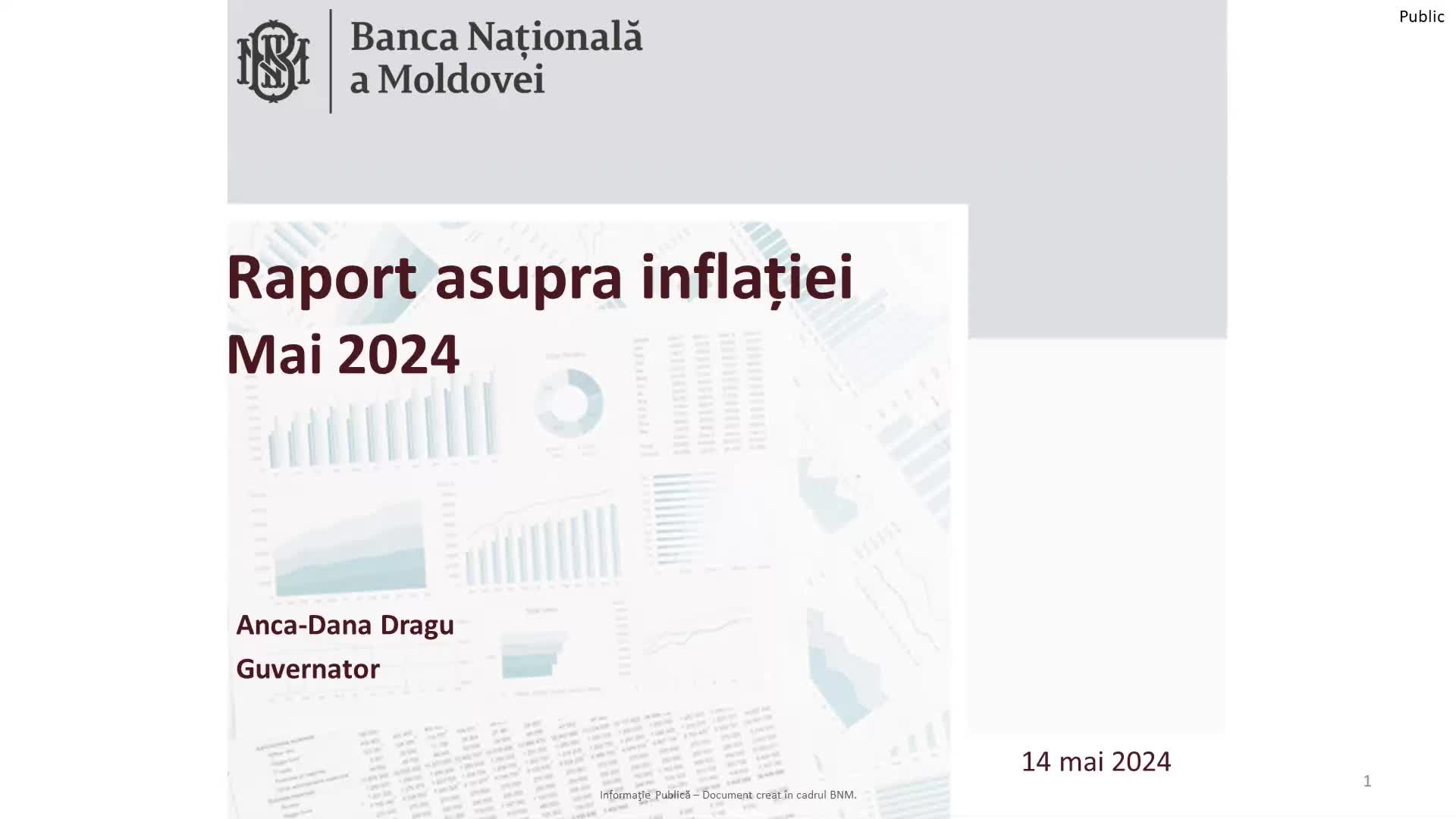 Guvernatoarea BNM, Anca Dragu, prezintă Raport asupra inflației nr. 2, 2024