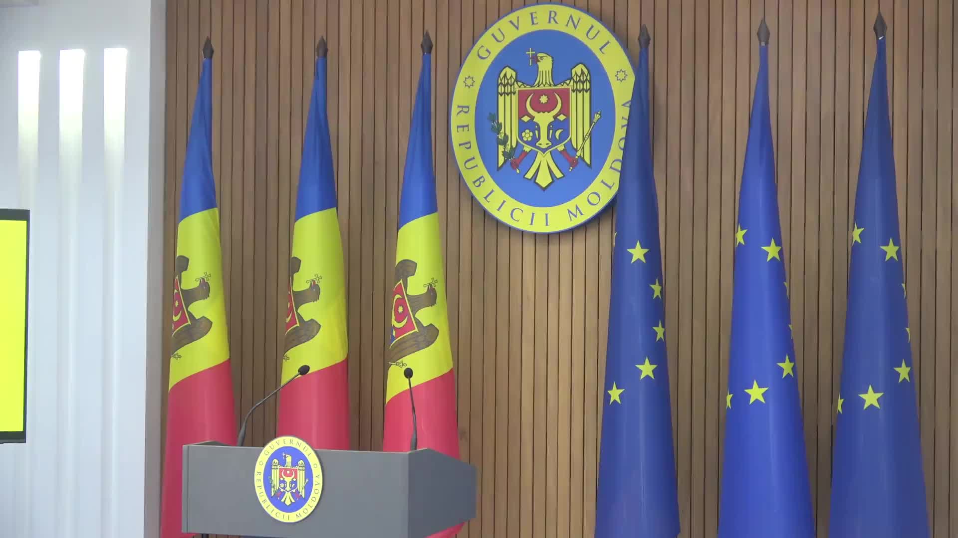 Conferință de presă susținută de prim-ministrul Republicii Moldova, Dorin Recean