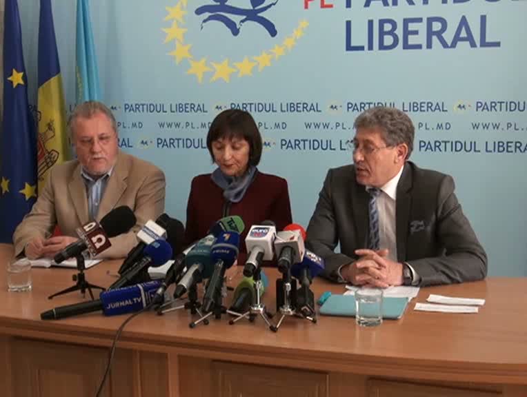 Conferinţă de presă susţinută de Mihai Ghimpu, preşedintele PL