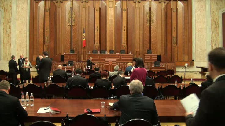 Sedinta Parlamentului Republicii Moldova
