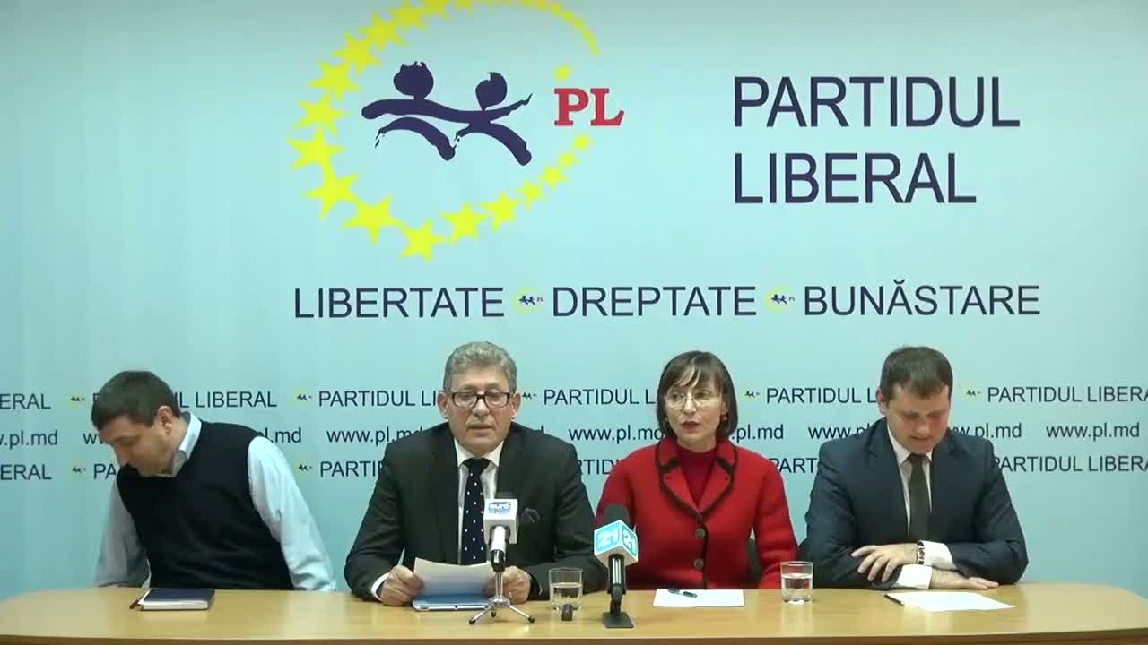 Conferinţă de presă organizată de Partidul Liberal cu tema „Poziţia PL faţă de cerinţele pedagogilor”, 12.00