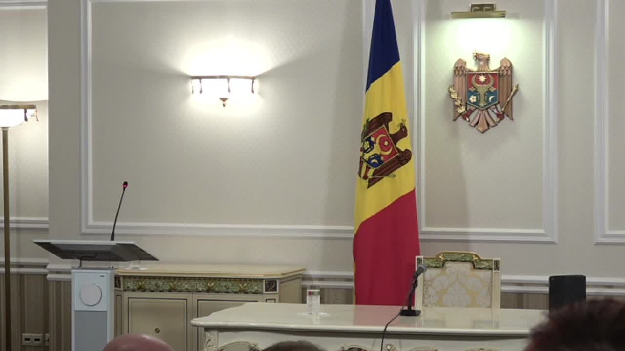 Conferință de presă susținută de președintele Republicii Moldova, Igor Dodon