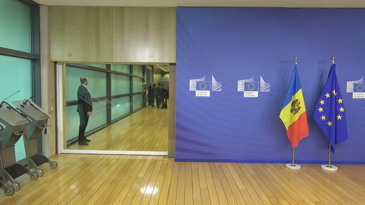 Sosirea președintelui Republicii Moldova, Igor Dodon, la întrevederea cu înaltul Reprezentant al Uniunii Europene pentru Afaceri Externe și Politică de Securitate și vicepreședinte al Comisiei Europene, Federica Mogherini