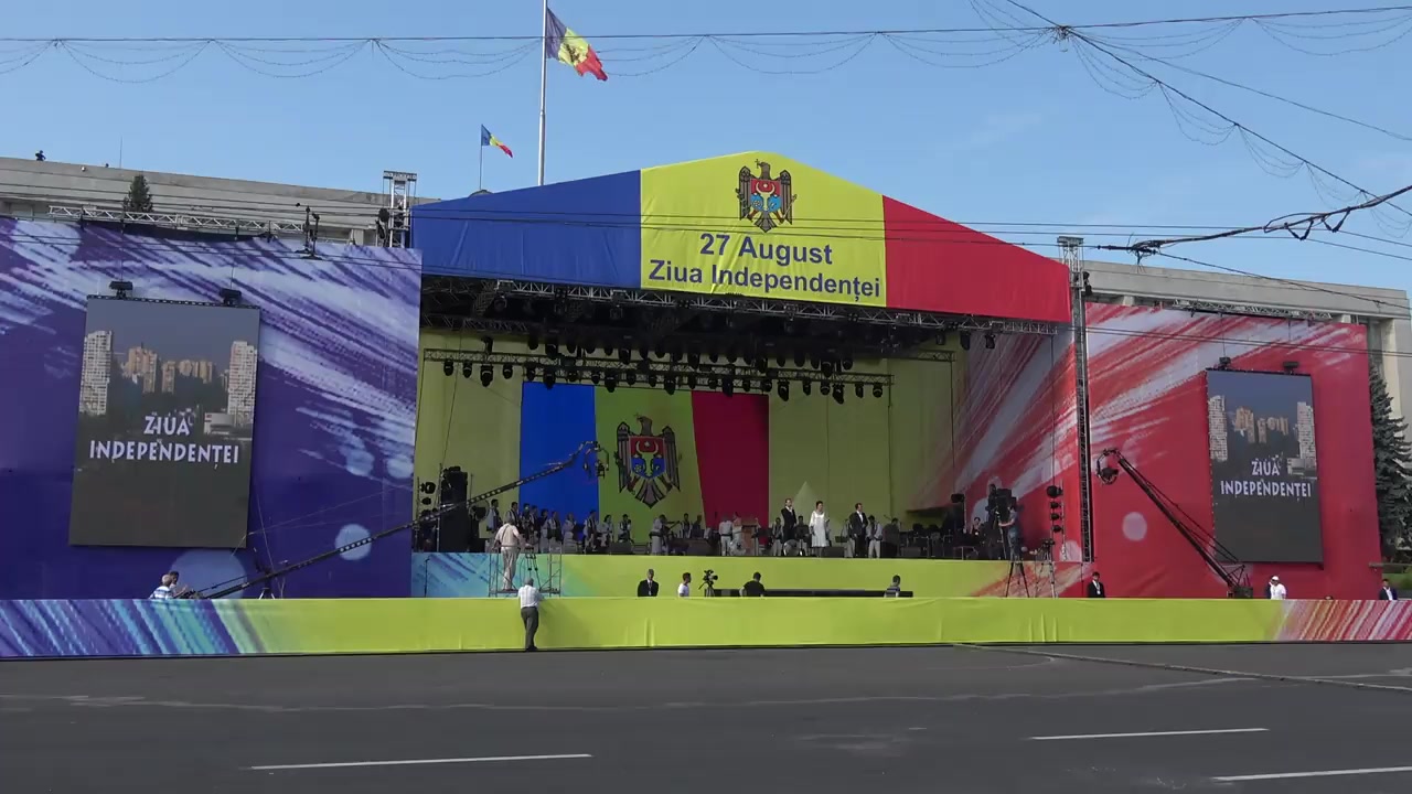 Ceremonia oficială de deschidere a evenimentelor dedicate Zilei Independenței Republicii Moldova