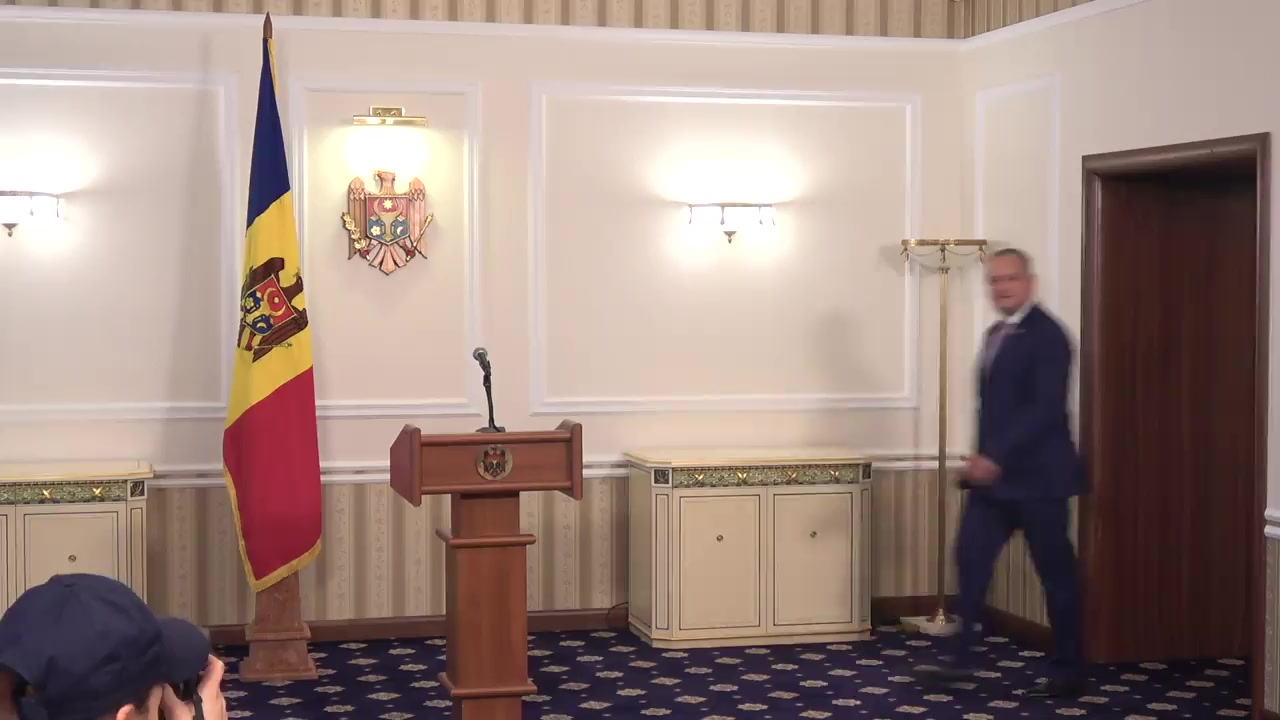 Briefing susținut de Președintele Republicii Moldova, Igor Dodon