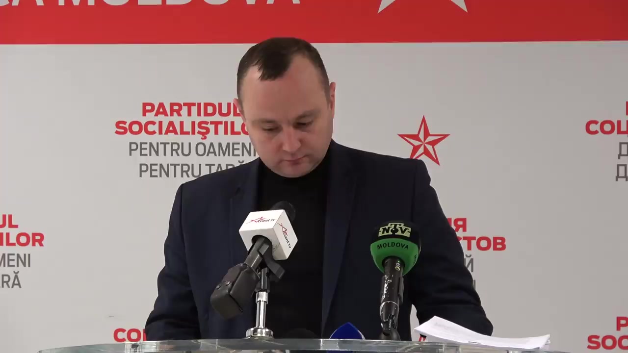 Conferință de presă organizată de Partidul Socialiștilor din Republica Moldova cu tema „Problemele și încălcările în organizarea examenelor de Bacalaureat. Rezultatele activității comisiei”