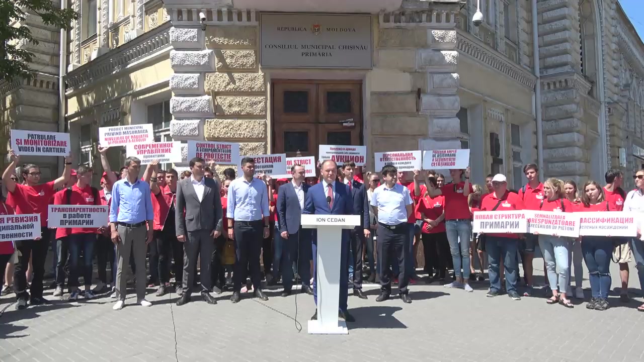 Conferință de presă de totalizarea a campaniei electorale susținută de candidatul PSRM la funcția de primar general al Chișinăului, Ion Ceban
