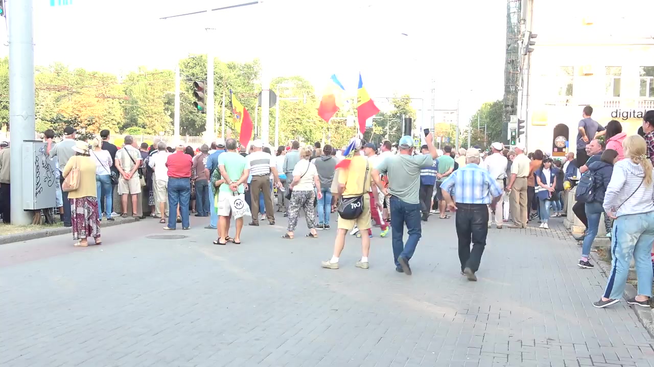 Transmisiune în direct din centrul municipiului Chișinău