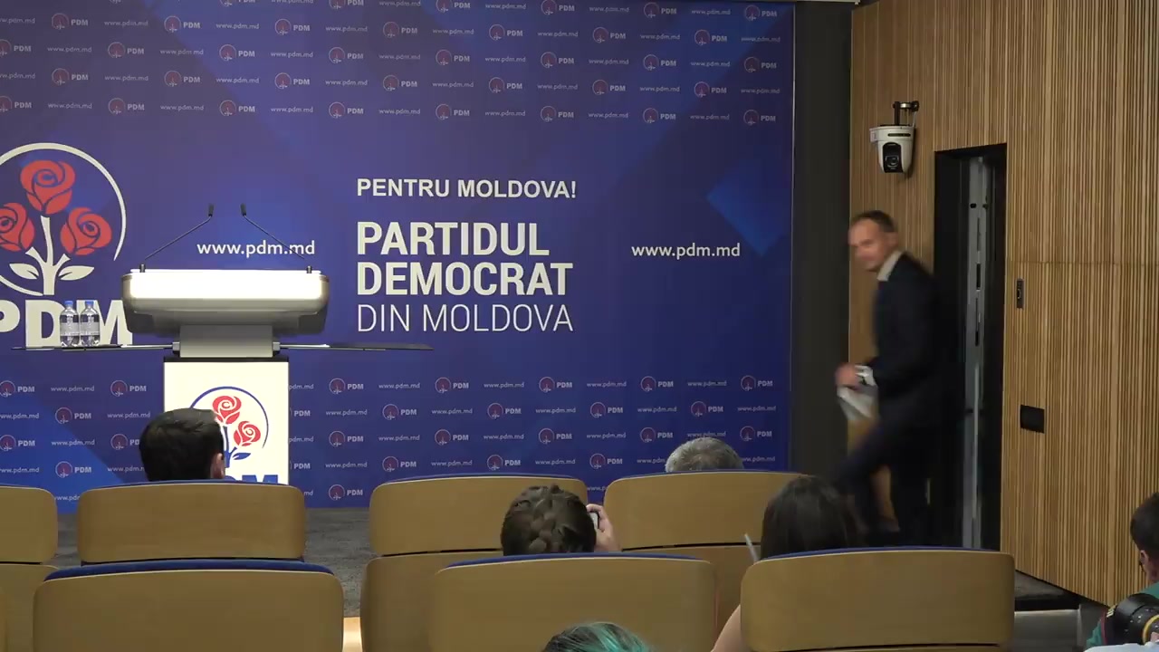 Conferință de presă organizată de Partidul Democrat din Moldova
