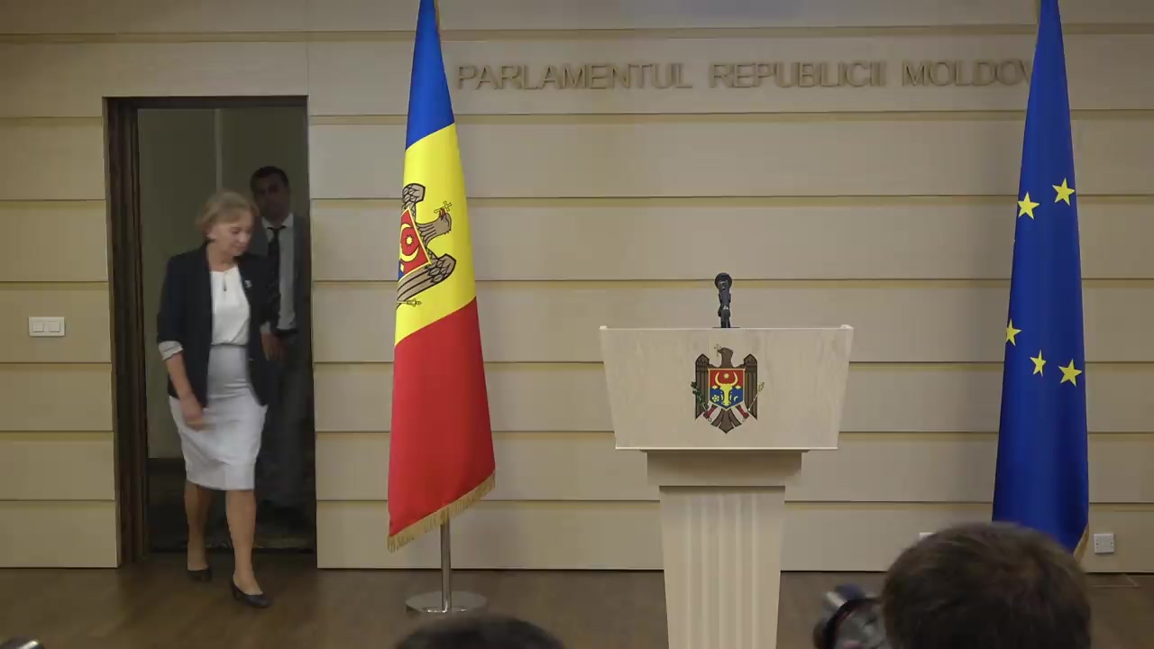 Declarație de presă susținută de Președintele Parlamentului Republicii Moldova, Zinaida Greceanîi