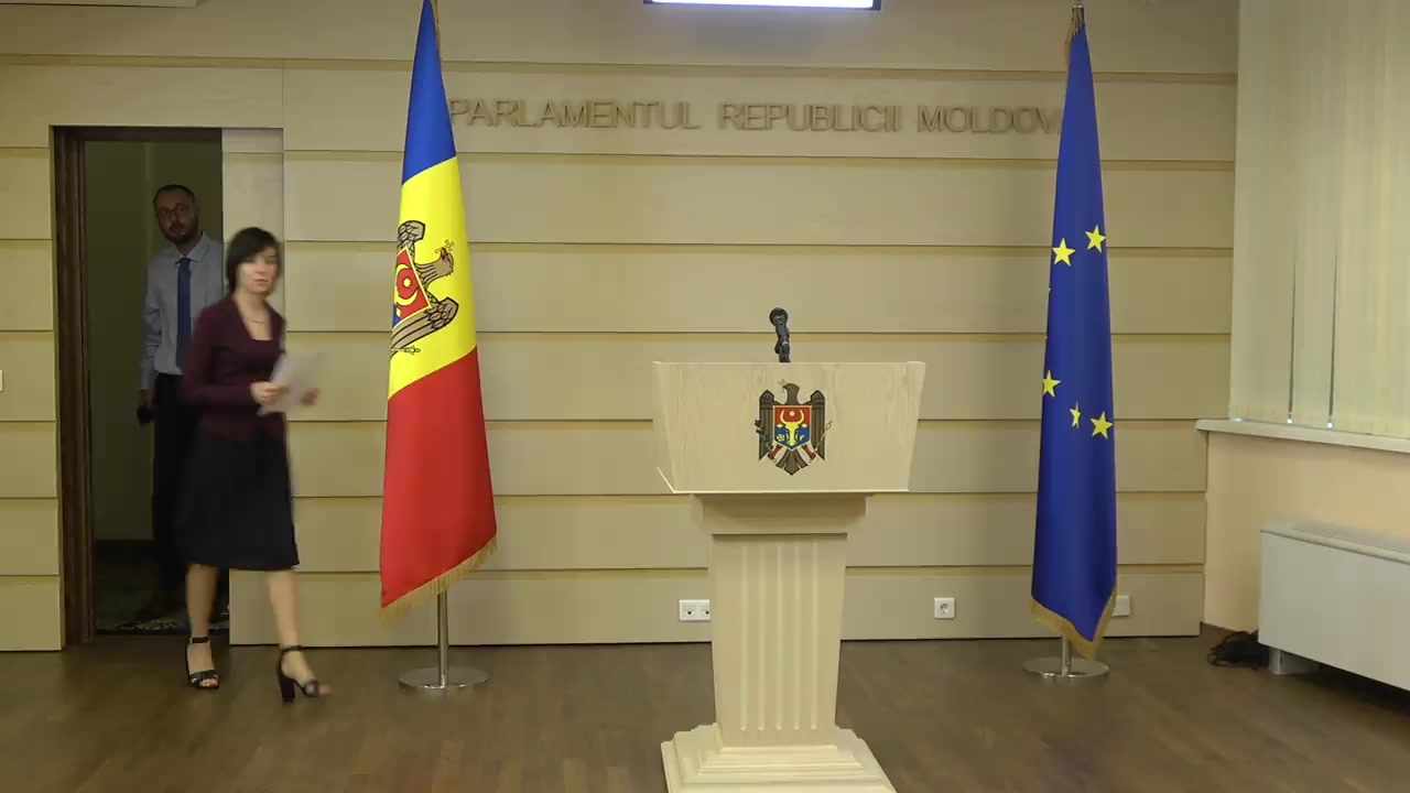Briefing de presă susținut de Prim-ministrul Republicii Moldova, Maia Sandu