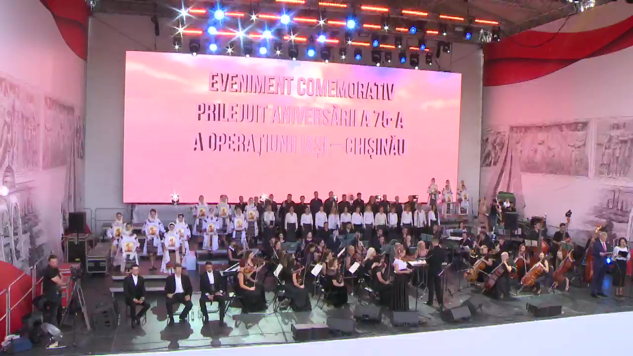 Concert organizat în legătură cu marcarea celor 75 de ani de la eliberarea Moldovei de fascism