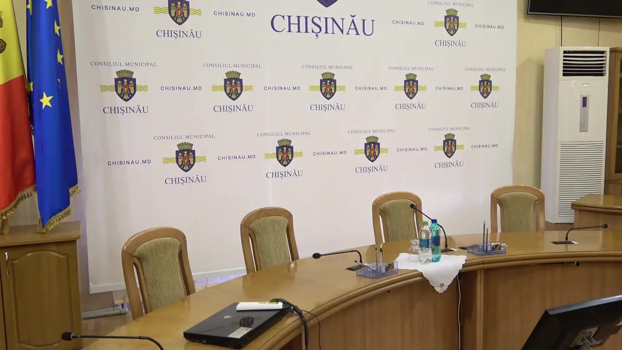 Conferință de presă susținută de Primarul general al municipiului Chișinău, Ion Ceban