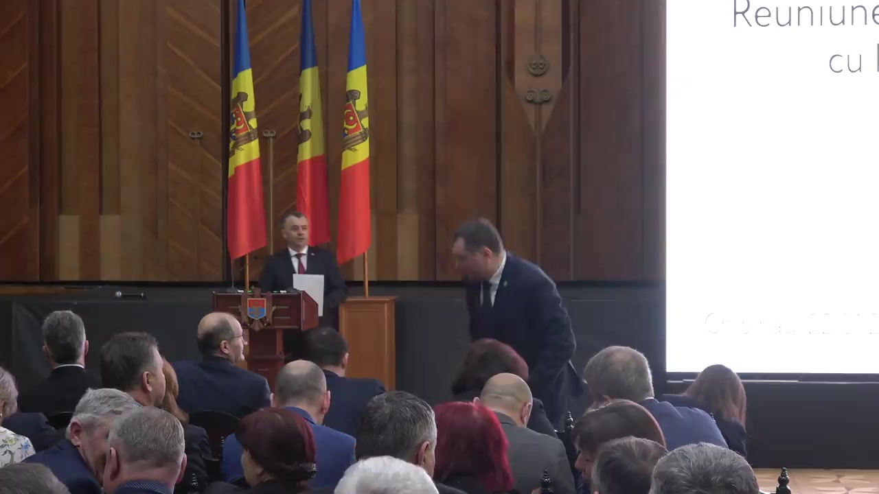 Întâlnirea prim-ministrului Republicii Moldova, Ion Chicu și a Guvernului, cu primarii din Republica Moldova