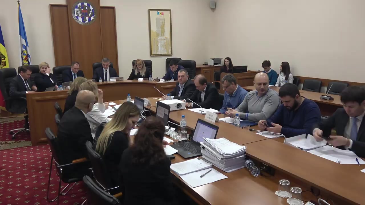 Ședința Curții de Conturi de examinare a Raportului auditului privind performanța activităților întreprinderilor de stat fondate de către Agenția „Apele Moldovei” în anul 2015-2018
