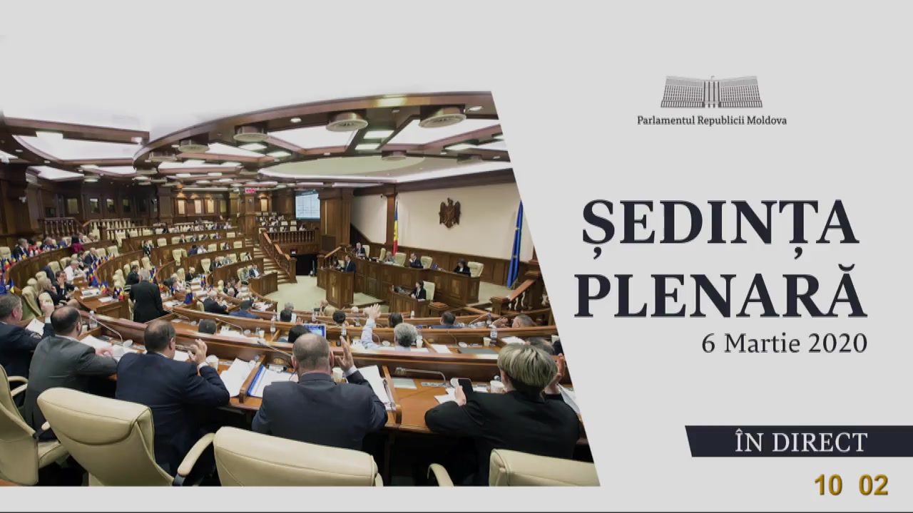 Ședința Parlamentului Republicii Moldova din 6 martie 2020