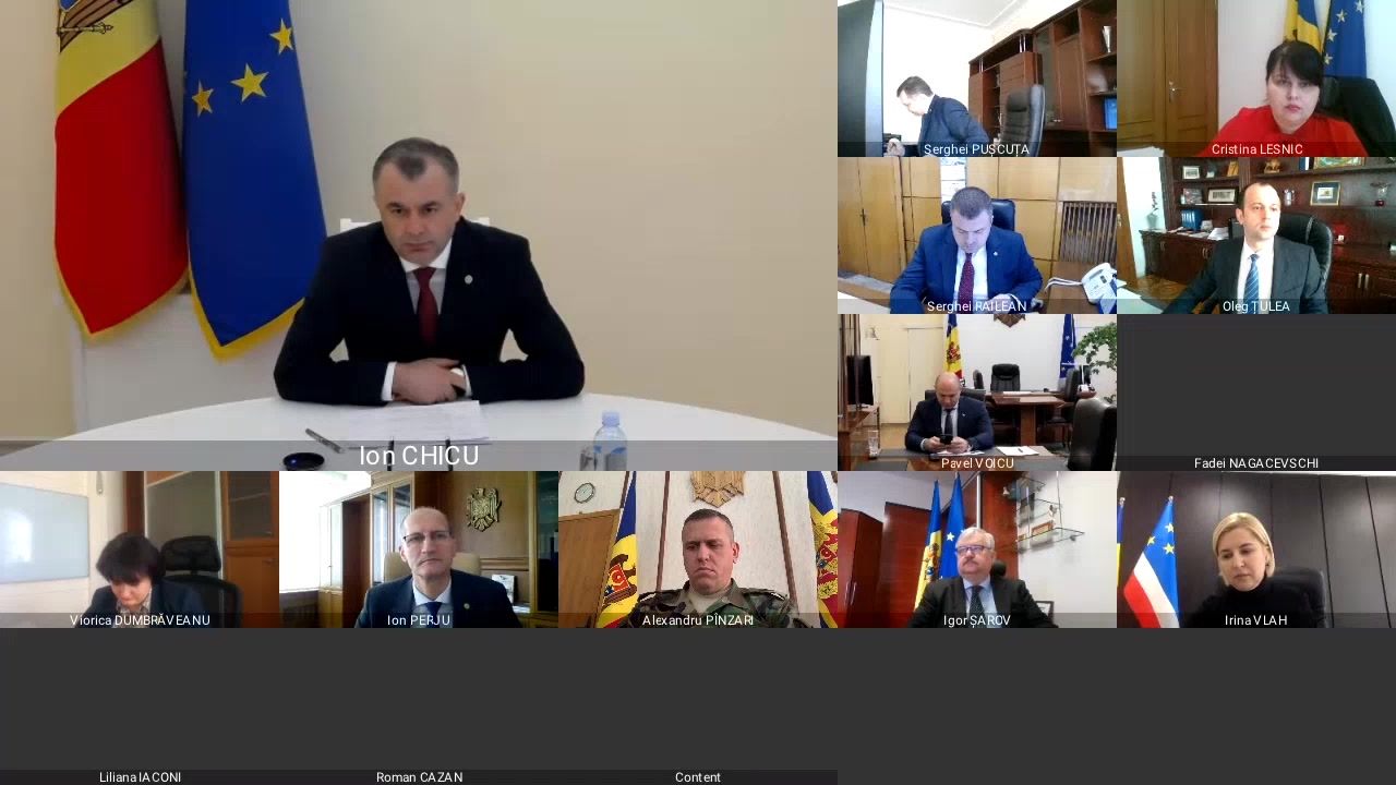 Ședința Guvernului Republicii Moldova din 17 aprilie 2020