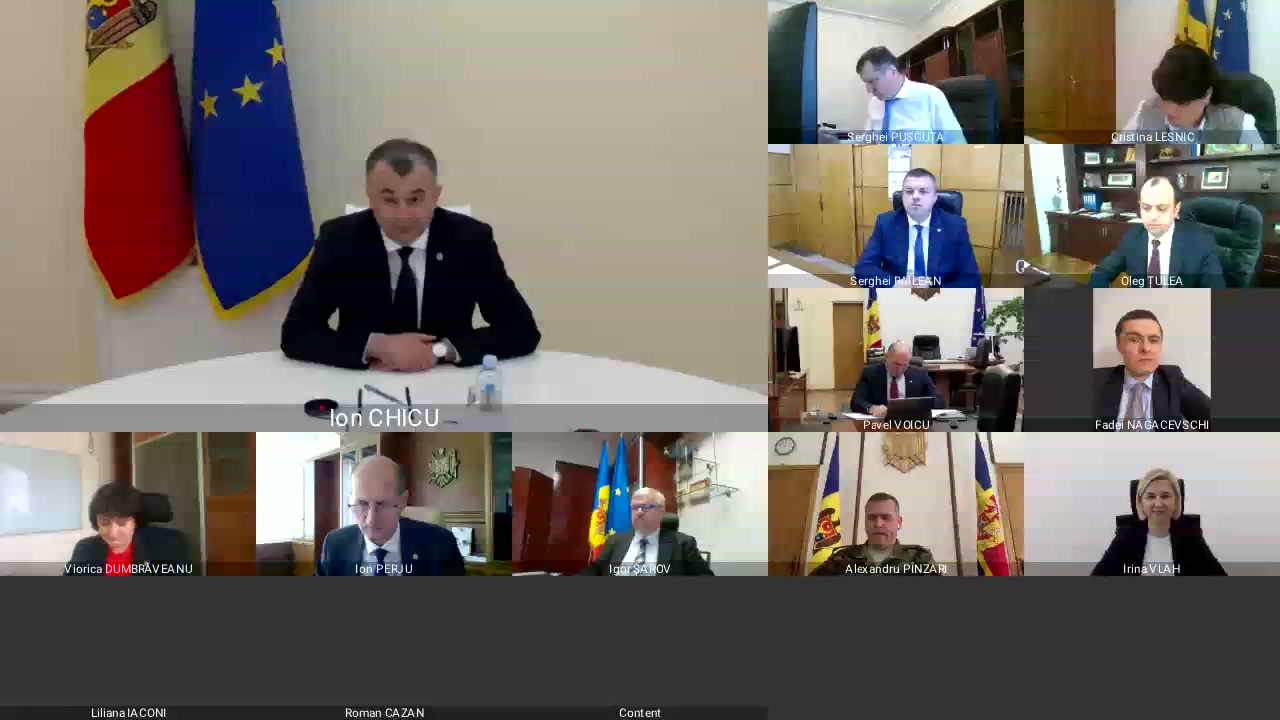 Ședința Guvernului Republicii Moldova din 21 aprilie 2020