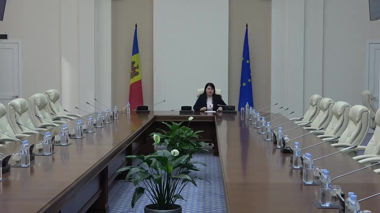 Conferință de presă susținută de viceprim-ministra pentru Reintegrare, Cristina Lesnic și ministra Sănătății, Muncii și Protecției Sociale, Viorica Dumbrăveanu