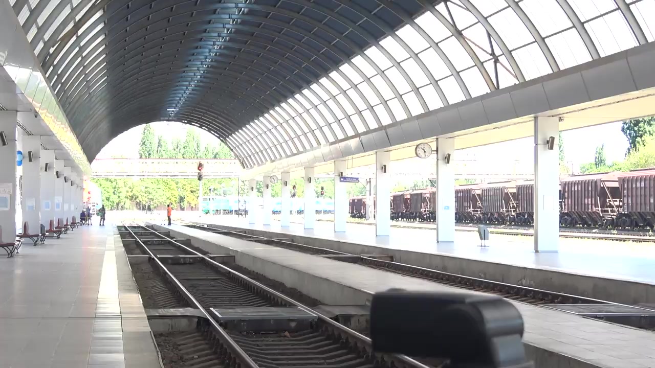 Ceremonia de întâmpinare a primelor 6 locomotive pentru Calea Ferată din Moldova