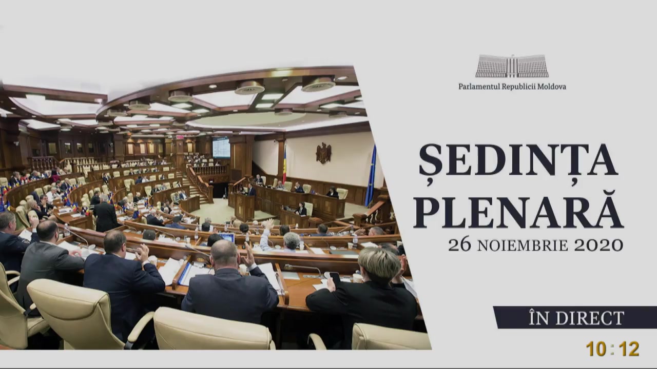 Ședința Parlamentului Republicii Moldova din 26 noiembrie 2020