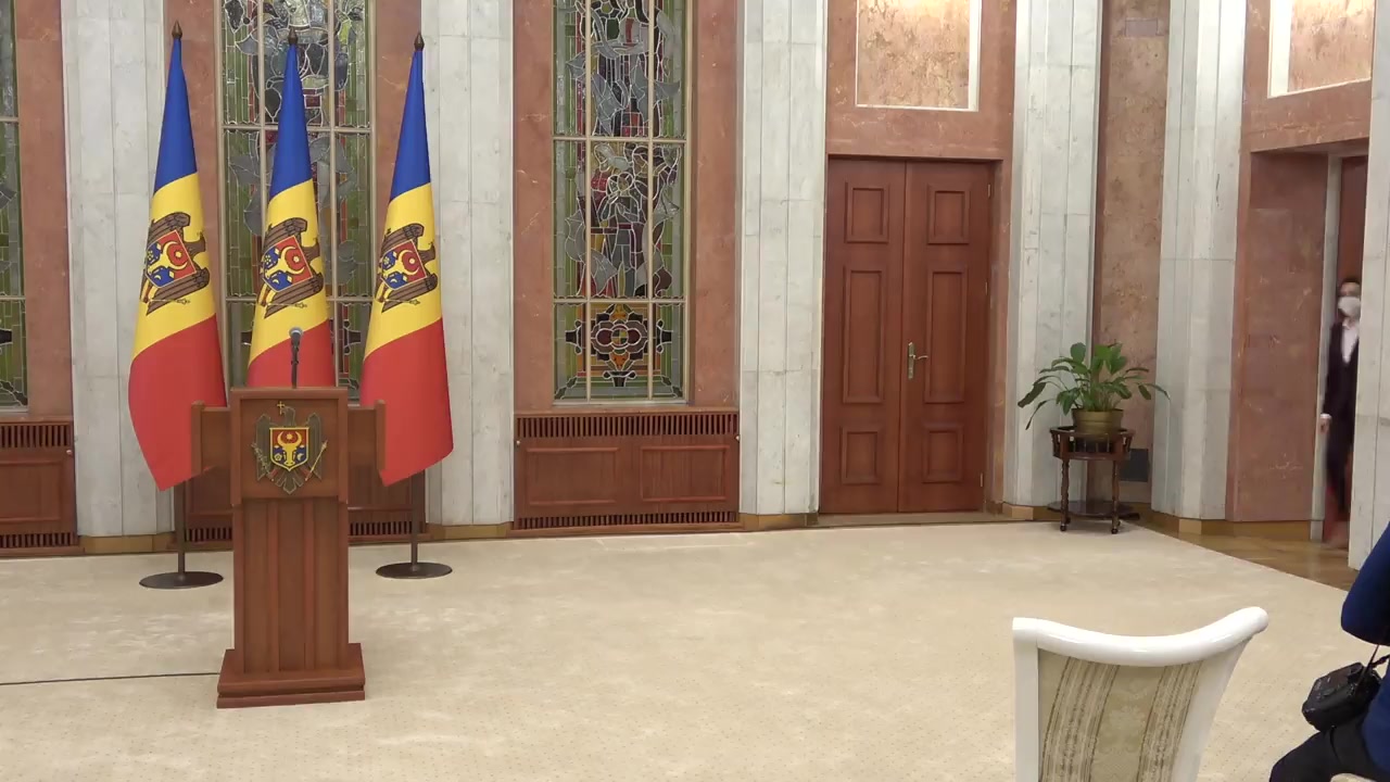 Conferință de presă susținută de Președintele Republicii Moldova, Maia Sandu, după consultările cu fracțiunile și grupurile politice parlamentare