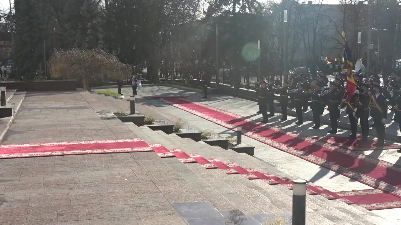 Ceremonia primirii oficiale a Președintelui României, Klaus Iohannis, de către Președintele Republicii Moldova, Maia Sandu