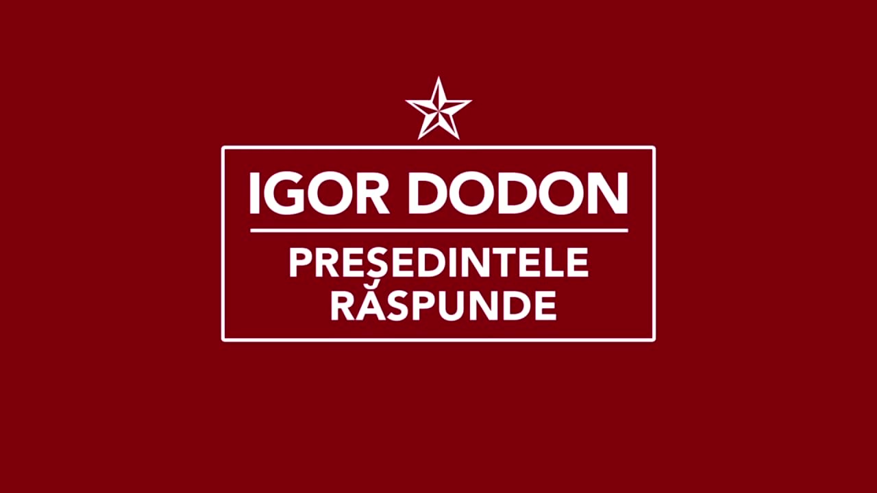 Președintele Igor Dodon răspunde