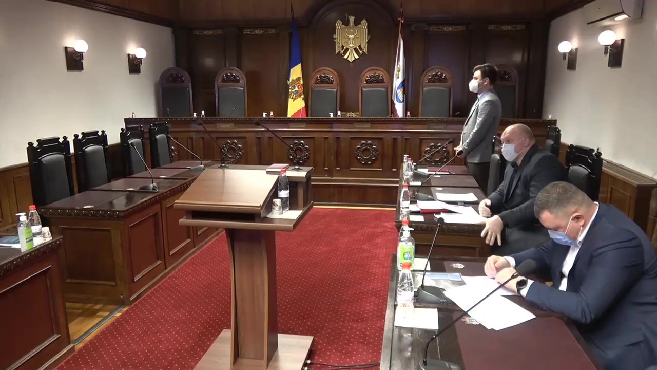 Ședința Curții Constituționale privind controlul constituționalității Decretului Președintelui Republicii Moldova nr. 32-IX din 11 februarie 2021 privind desemnarea candidatului pentru funcția de Prim-ministru
