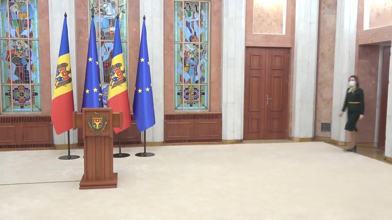 Declarații de presă susținute de Președintele Republicii Moldova, Maia Sandu, după consultările cu fracțiunile și grupurile politice parlamentare