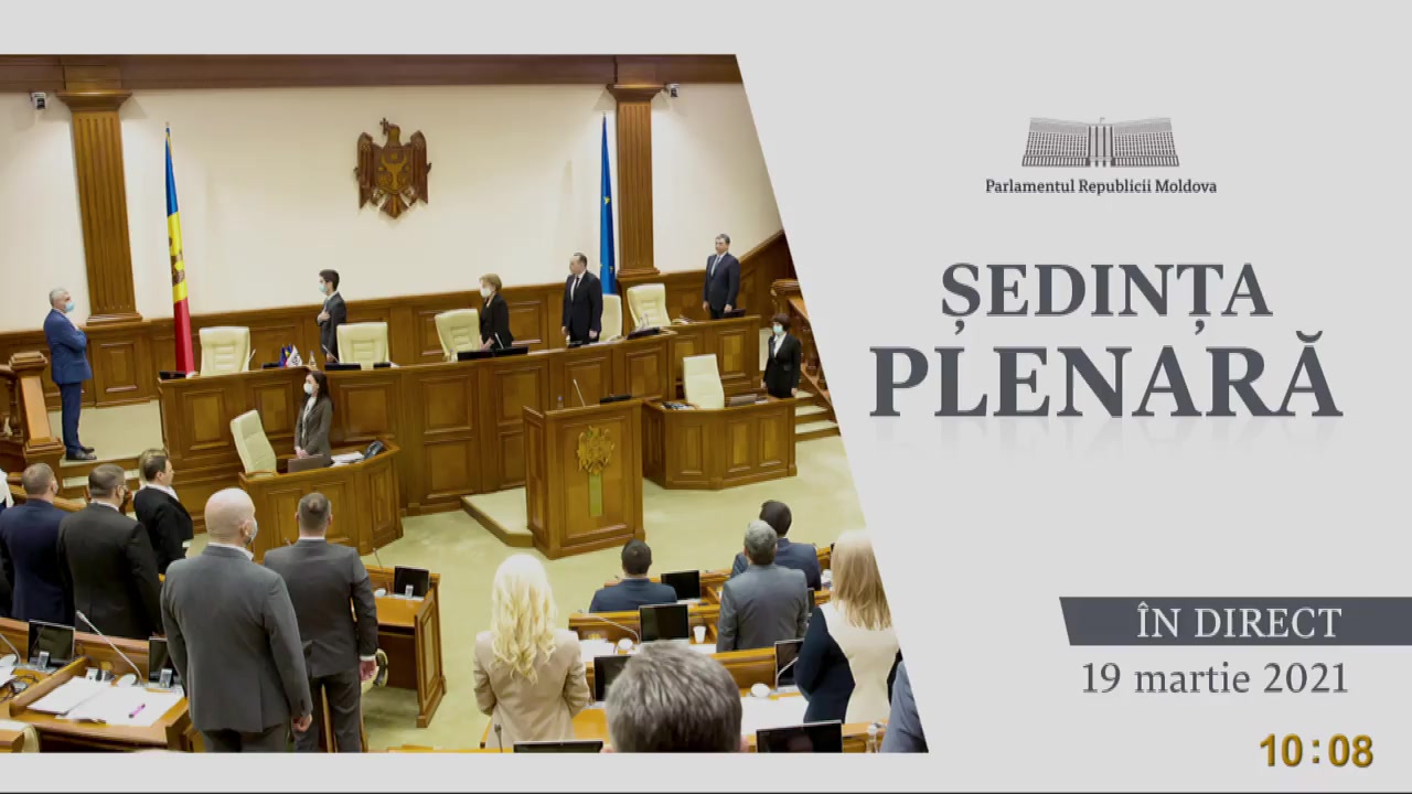 Ședința Parlamentului Republicii Moldova din 19 martie 2021