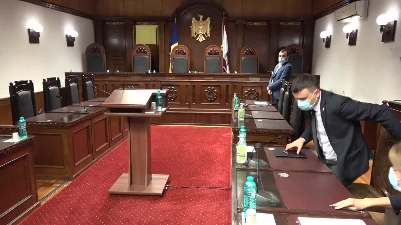 Ședința Curții Constituționale de examinare a sesizării nr. 200e/2021 privind validarea unor mandate de deputat în Parlamentul Republicii Moldova