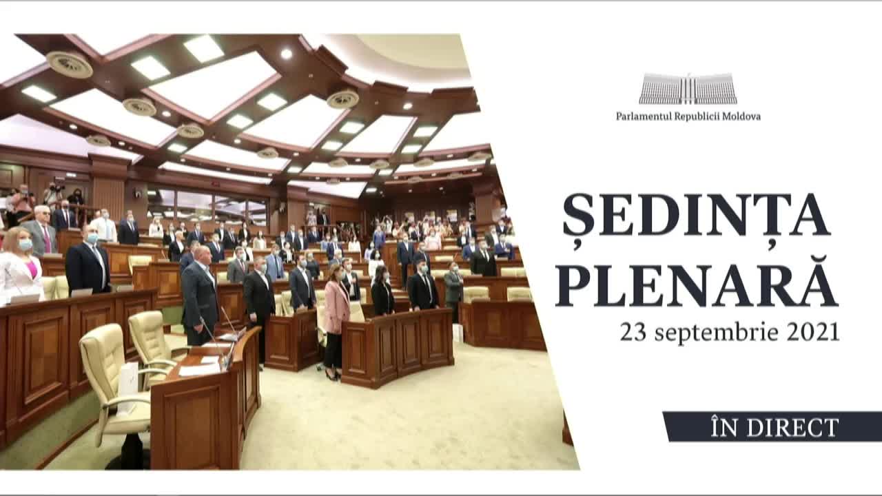 Ședința Parlamentului Republicii Moldova din 23 septembrie 2021