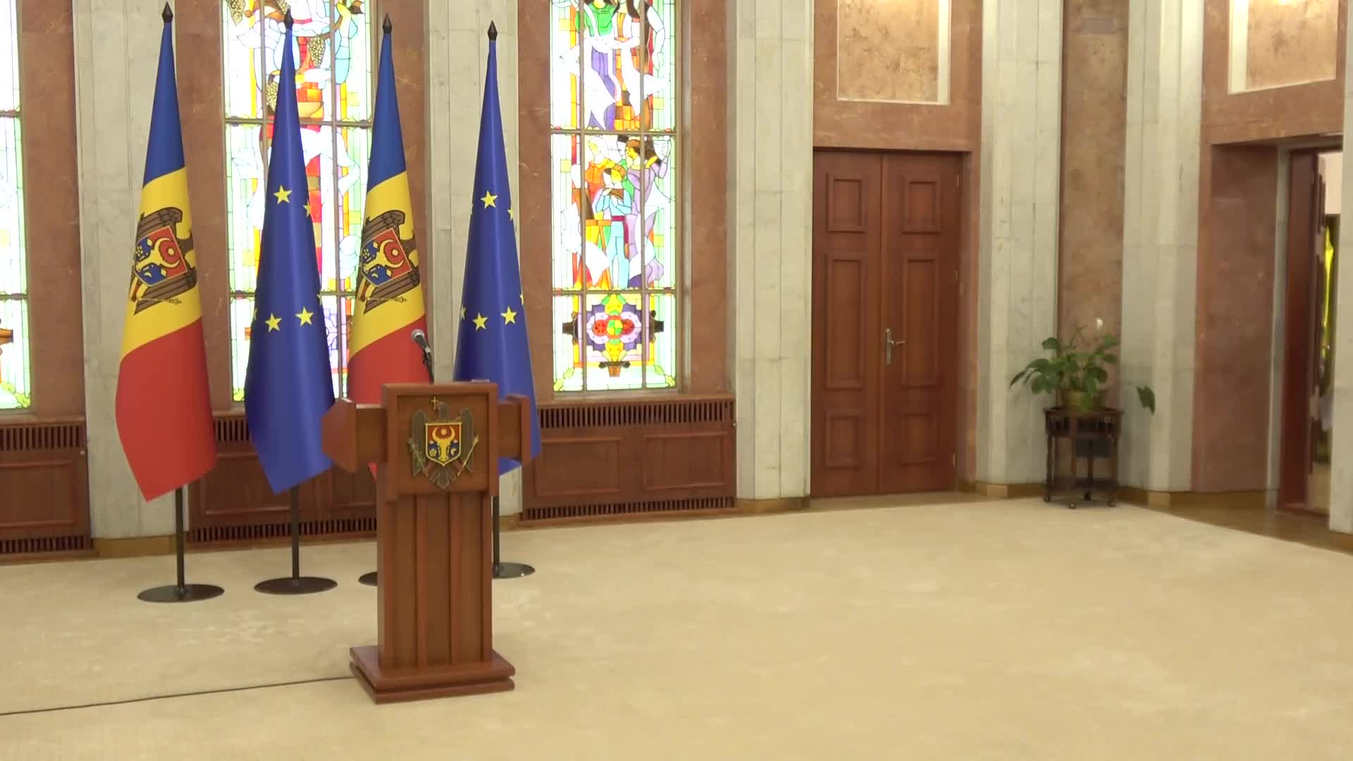 Briefing de presă susținut de Președintele Republicii Moldova, Maia Sandu, după ședința Consiliului Suprem de Securitate din 24 februarie 2022