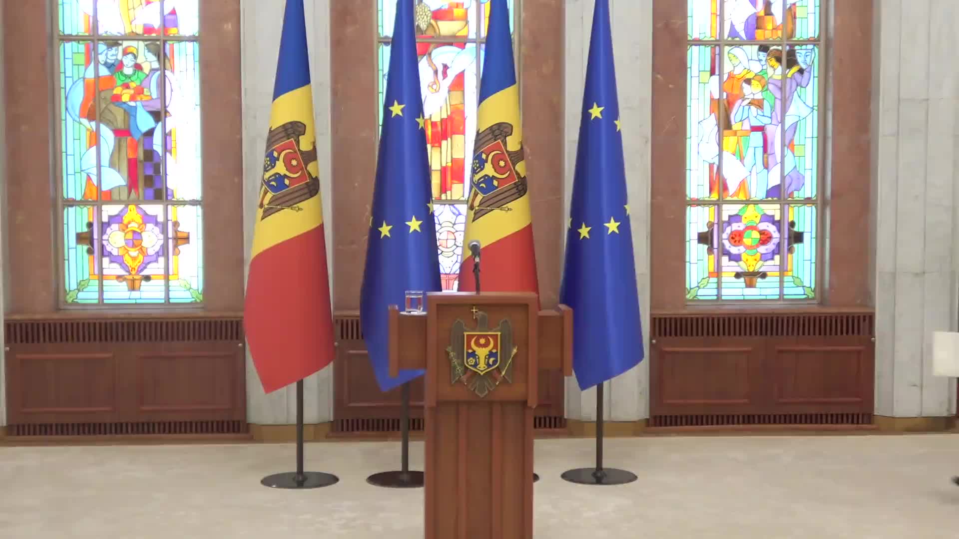 Briefing de presă susținut de către Președintele Republicii Moldova, Maia Sandu, cu referire la situația actuală din țară