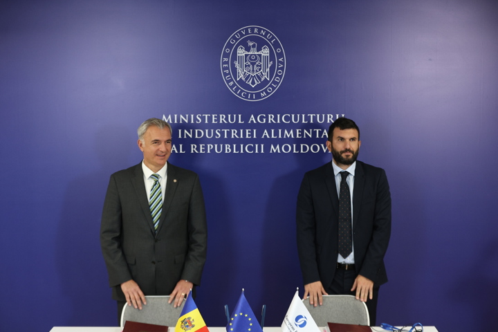 Semnarea Acordului de împrumut dintre Republica Moldova și Banca Europeană pentru Reconstrucție și Dezvoltare (BERD) pentru realizarea proiectului „Moldova-Proiect de alimentare durabilă cu apă (irigații)”