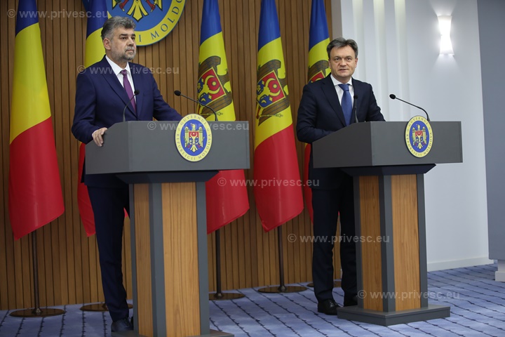 Declarațiile de presă ale prim-ministrului Republicii Moldova, Dorin Recean, și prim-ministrului României, Marcel Ciolacu