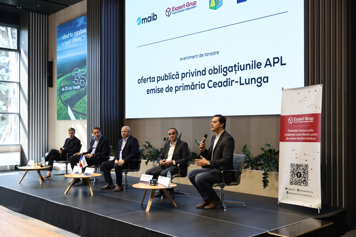 Evenimentul de lansare a Ofertei publice privind obligațiunile municipale emise de primăria Ceadîr-Lunga