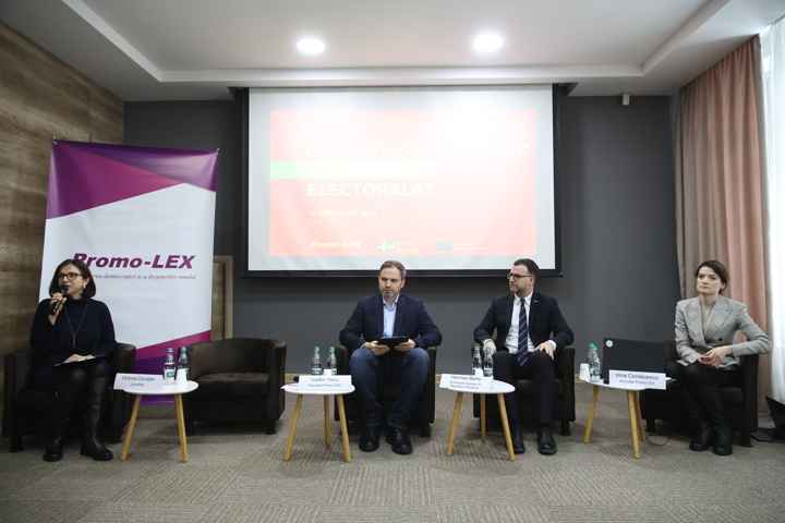 Evenimentul de prezentare a raportului de monitorizare „Discursul de ură și instigare la discriminare în spațiul public și online din Republica Moldova în perioada electorală pentru alegerile parlamentare din 28 septembrie 2025”