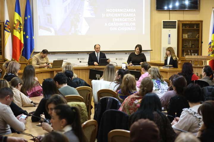 Prezentarea Proiectului de reabilitare energetică a grădinițelor din Chișinău